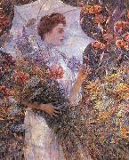 Robert Reid The White Parasol oil painting reproduction